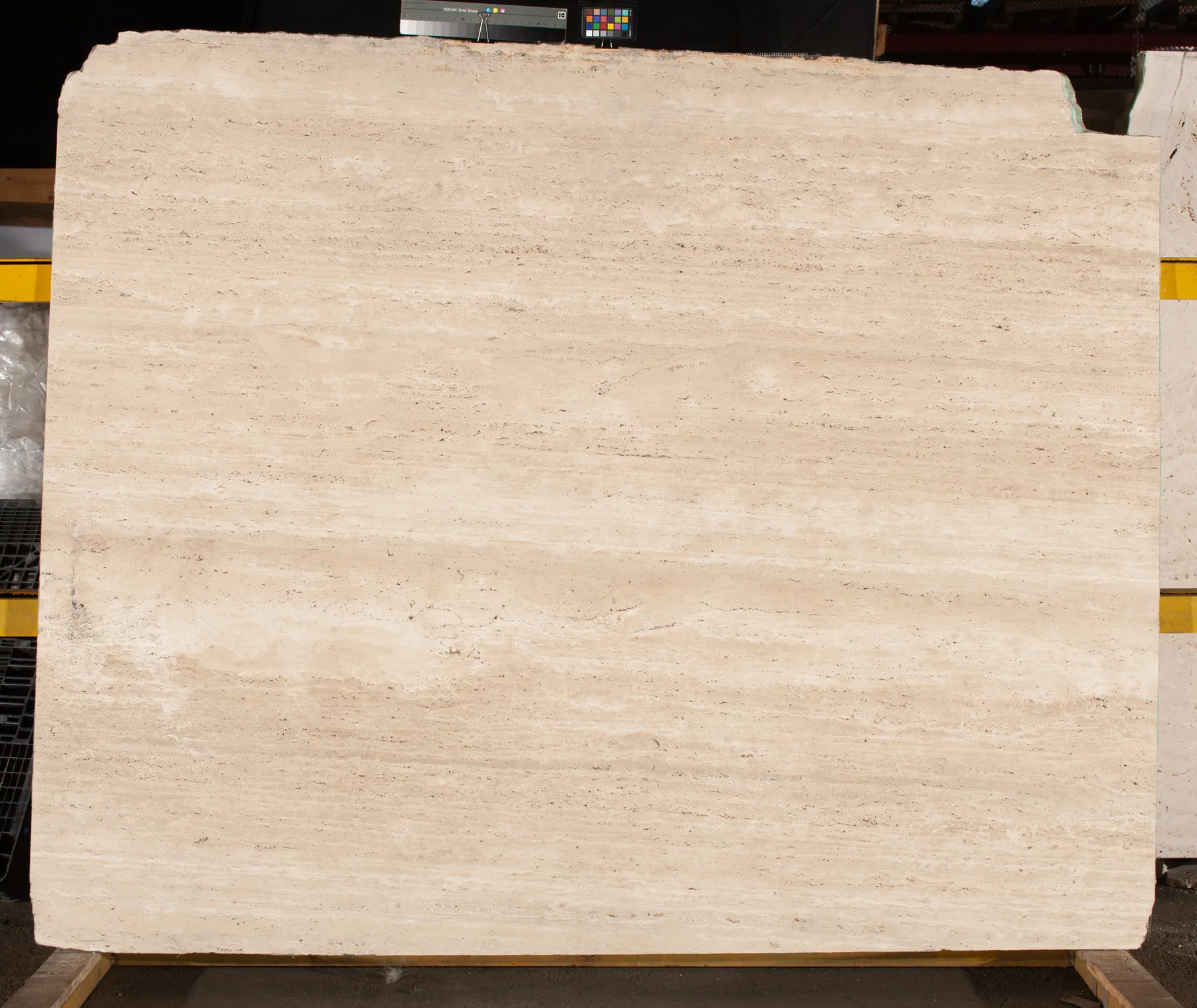 Ivory Travertine Vc Transparent Filled Polished