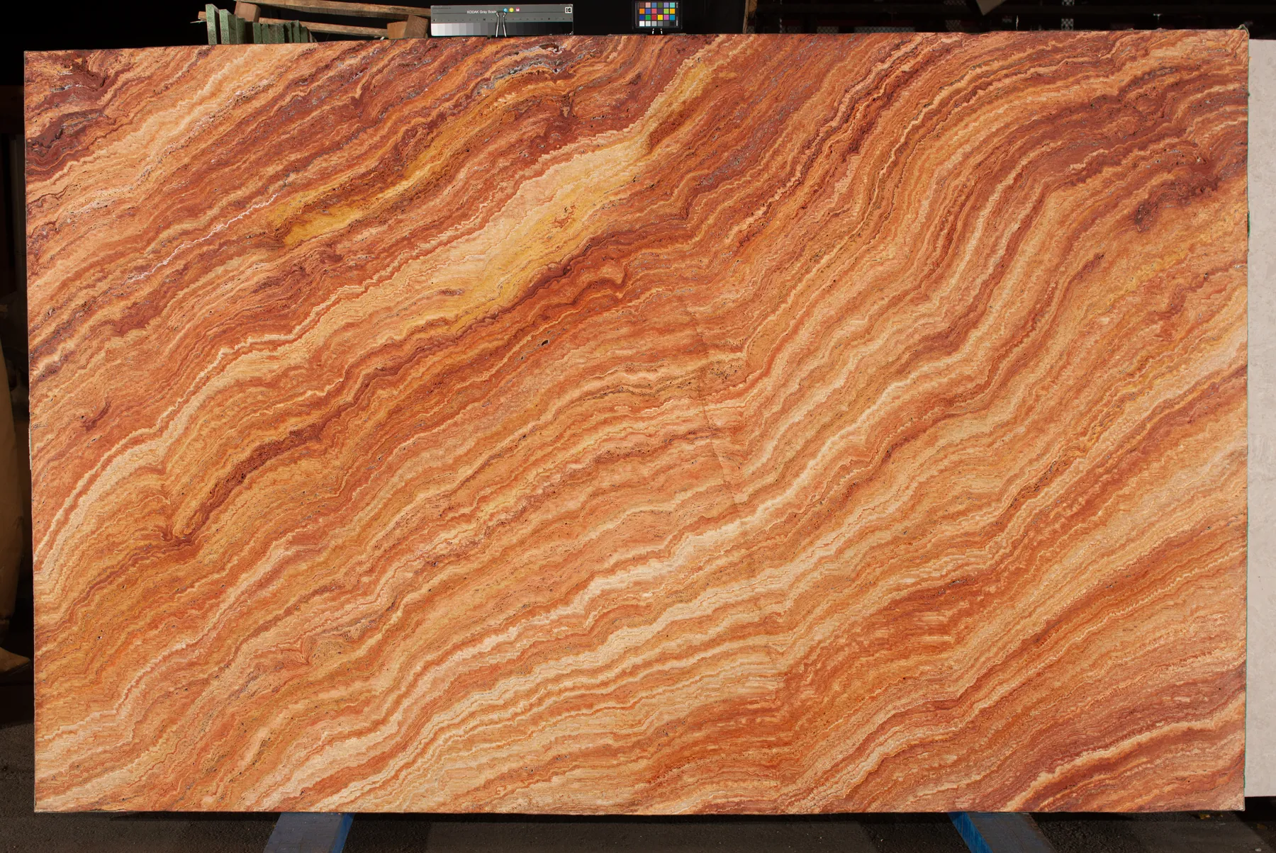 Orange Travertine (honed)